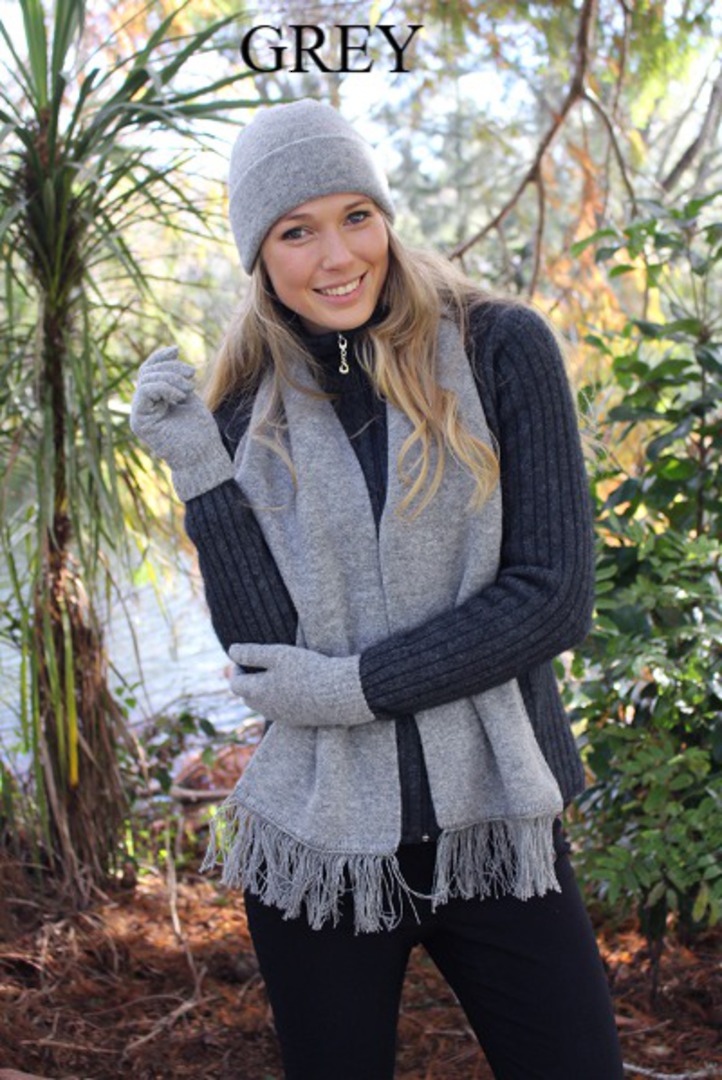 Merino Lambswool Plain Beanie image 2